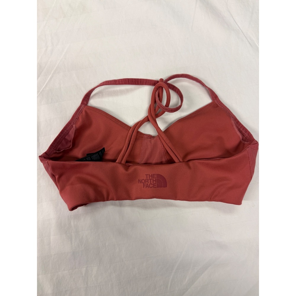 The North Face Womens XS Pink Strappy Crisscross Back Active Sports Bra